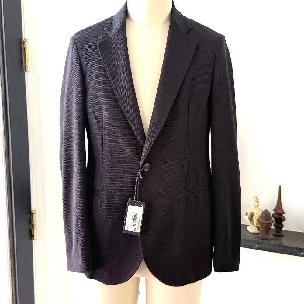 Emporio Armani Blue Men's Blazer, Size 48